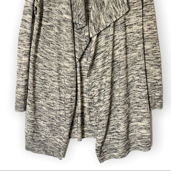 Theory Trincy C Evian Space-dye open Cardigan in marled gray, Size P/XS - Picture 6 of 10